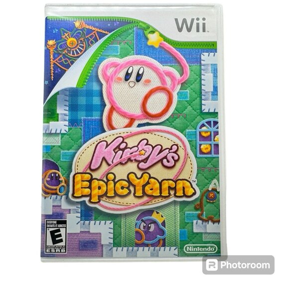 Kirby's Epic Yarn Nintendo Wii, 2010 CIB Complete In Box Manual - Picture 1 of 7